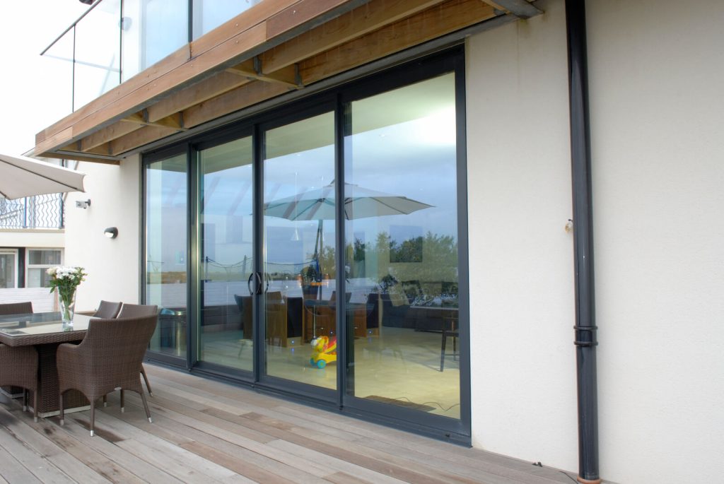 grey patio door